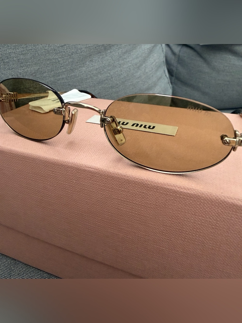 NWT MIU MIU Sunglasses with case/box - Picture 2 of 5